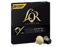 Koffiecups L'Or espresso Ristretto 20st