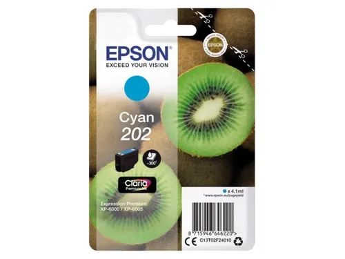Inktcartridge Epson 202 T02F24 blauw C13T02F24010