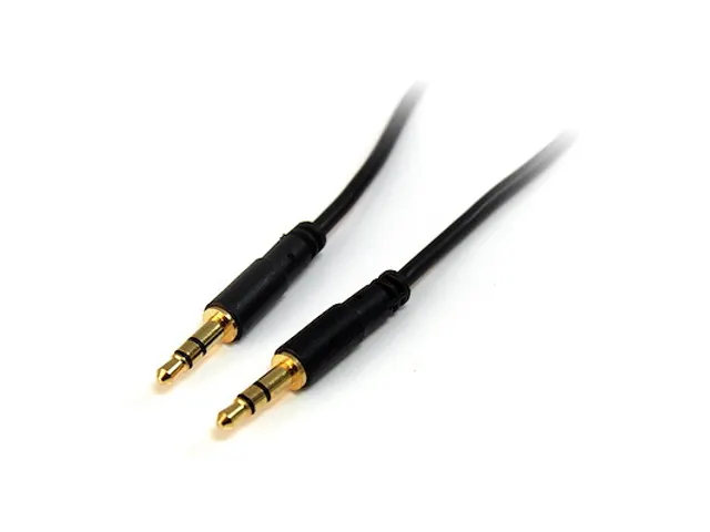 90cm Slim 3,5mm Stereo Audiokabel - M/M