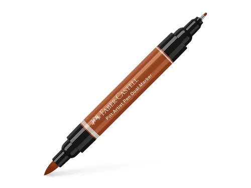 Tekenstift Faber-Castell Pitt Artist Pen duo marker 188 bloedrood