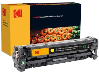185H021204 Kodak Hp Cf212A Lj Pro Cartridge geel rebuilt 1800pagina's - 1