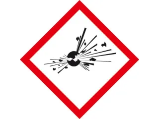 Gevarensymbool Explosiegevaarlijk Lxb 50X50Mm Als Los Symbool - 1