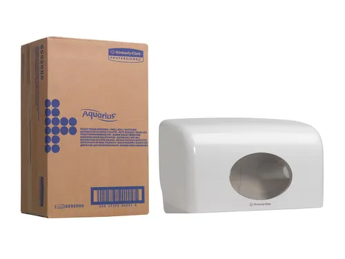 Toiletpapierdispenser Kimberly Clark Aquarius duo wit 6992