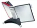 Bureaustandaard Durable 5632 Sherpa met 10-tassen rood/zwart