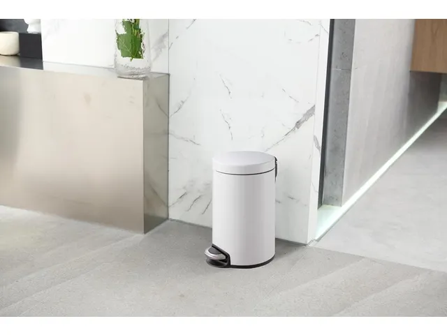 Serene Pedaalemmer 8 Liter Wit