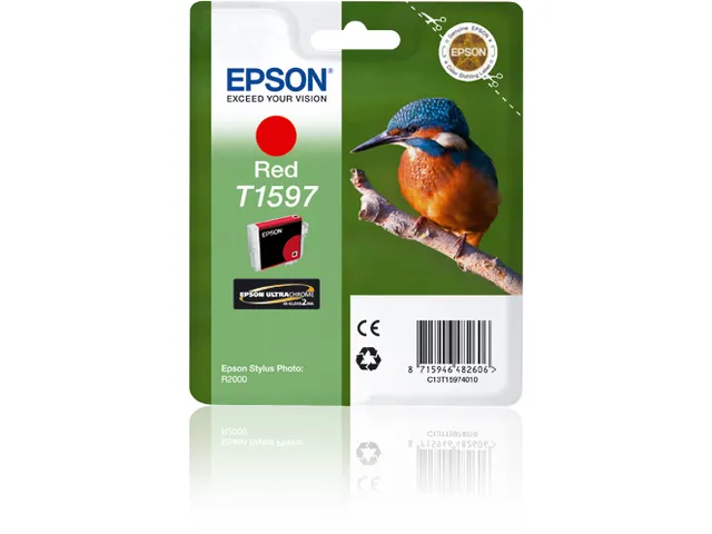 Epson T1597 inktcartridge rood