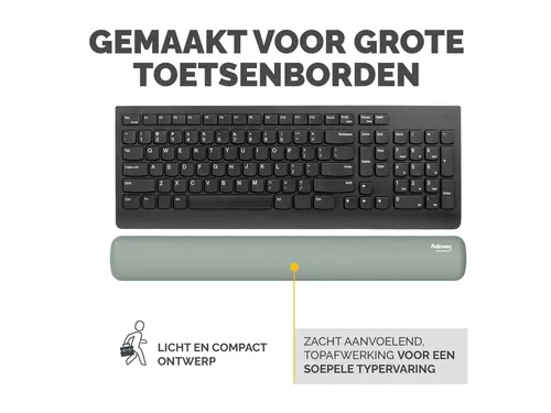 Polssteun Fellowes Breyta saliegroen 6x47cm