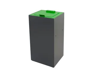 V-Part Top met klepdeksel voor Modulaire Afvalbak 85 en 90 L Groen - 4