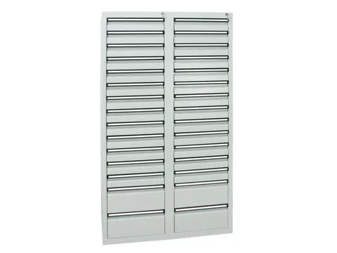 ladekast HxBxD 1800x1000x500mm 30laden vergrendeling RAL7035