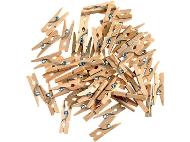 Mini Wasknijper, Zakje Van 48 Stuks