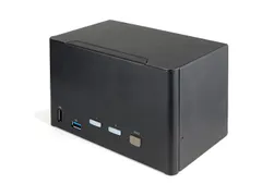 2-Poorts Quad Monitor DisplayPort KVM Switch