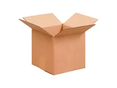 Carton américain pliable 200x200x200mm simple cannelure Brun 20pcs