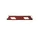 parkeerplaatsbegrenzing,B 900mm,recyclebaar rubber,roodbruin/wit