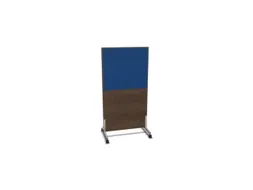 scheidingswand,HxB 1545x800mm,NV bruin hickory,BN6016-blauw