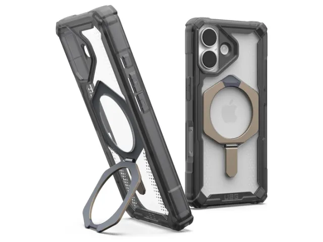 Plasma XTE iPhone 17 Hoesje MagSafe Stand Back Cover Ash Titanium