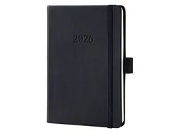 Weekagenda Conceptum A6 2026 (NL/FR/EN/DU) zwart Hardcover
