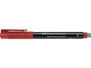Marker Faber-Castell Multimark permanent M rood - 4