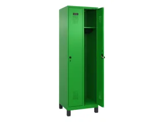 locker,HxBxD 1950x600x500mm,2vak,vak B 300mm,draaigrendel,voeten - 2