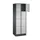 lockerkast,HxBxD 1950x620x500mm,2x4vakken,cil.-slot,sokkel