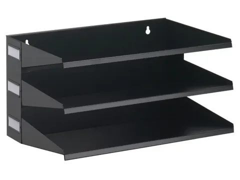 Sorteerrek 3 Compartimenten Zwart