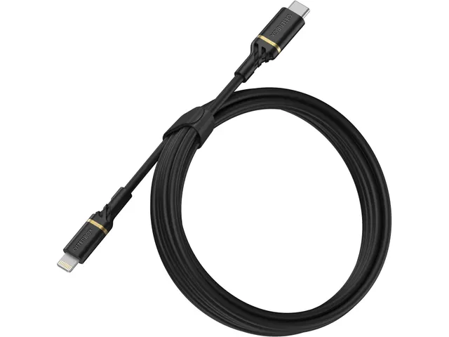 OtterBox Standaard Datatransferkabel Lightning naar USB-C 2m zwart