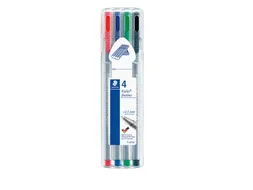 Fineliner Staedtler Triplus 334 assorti 0.3mm 4 stuks