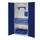 Materiaalkast Geperf. Deuren 1950x1000x600mm 3laden 2legborden Ral5010