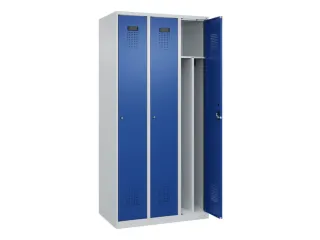 locker voor scheiding van kleding,HxBxD 1850x900x500mm,3vak - 1