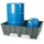 Opvangbak 2x 200l Opvangvol. 220l Pe 360x 1220x 820mm 9 Voeten