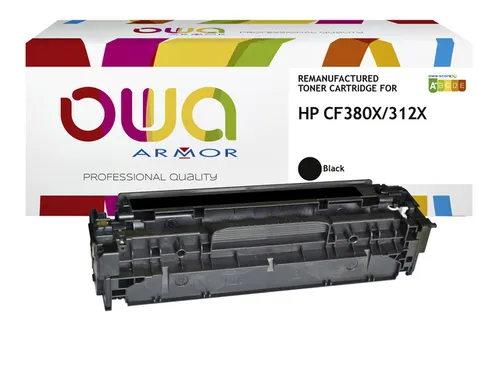 Tonercartridge OWA alternatief tbv HP CF380X zwart