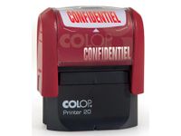 Colop Formulestempel Printer Confidentiel Rood
