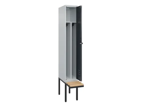 locker voor scheiding van kleding,HxBxD 2120x300x815mm,1vak