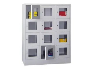 Vakkenkast Vensterdeuren 1518x1230x500mm 12 Vakken 400mm Klinksluiting - 2