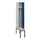 locker met bank,voor scheiding van kleding,HxBxD 2120x300x815mm,1vak