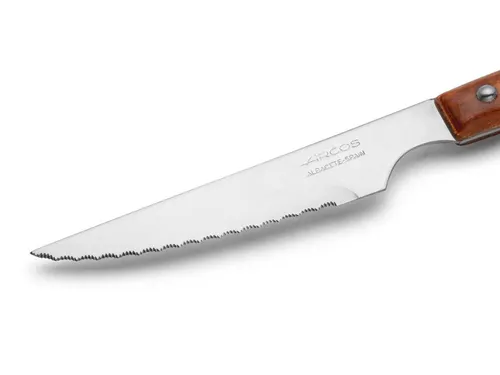 Arcos Steakmes hout en RVS 110mm, doos 12 stuks