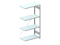 magazijnstelling,aanbouwveld,HxBxD 2000x1006x536mm,vakl. 230kg