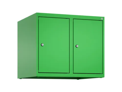 opzetkast,v. locker,2vak.,vak B 300mm,HxBxD 500x600x500mm,cilinderslot