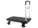 Transportkar Pavo platform trolley inklapbaar 137kg zwart