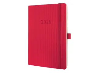Weekagenda Conceptum A5 2026 (NL/FR/EN/DU) red Softcover - 2