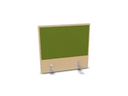 opzetpaneel,v. bureau,aanbouw achter,B 600mm,NE-esdoorn,BN7048-groen