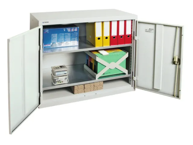 Kast Met Openslaande Deuren 900x1000x500mm 2legborden Staal