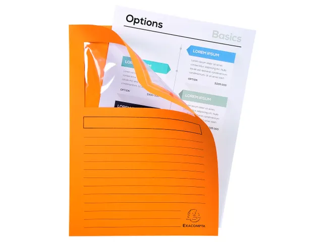 Super Map Venstermappen, A4, 160 g/m², Assorti 10 stuks