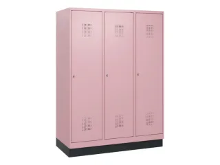 schoollocker,HxBxD 1630x1200x500mm,3vak,vak B 400mm,cil.-slot,sokkel - 2