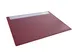 Sous-main PP avec calendrier rabat transparent 650x500mm rouge