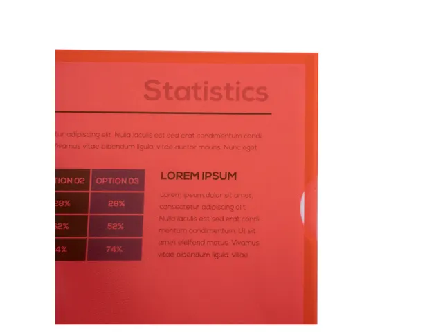 PK 10 L-map glad PP 12/100 A4 rood