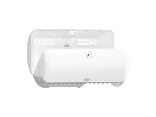 Tork 557000 T4 Toiletpapier Dispenser Elevation Twin Verticaal Wit - 5