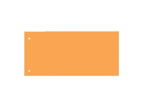 Scheidingsstrook Qbasic 225x120mm 50 stuks oranje
