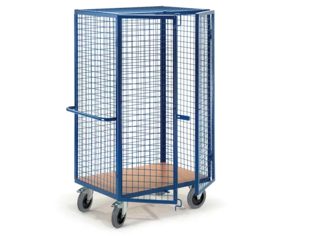 kastwagen,draagverm. 600kg,laadvl. LxB 1215x800mm,houtplaat