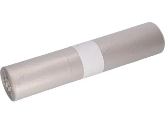 Vuilniszak 130-140L 90x120cm Transparant LDPE rol van 10 stuks