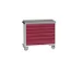 gereedschapswagen 980x1050x600mm linoleum blad 6 laden RAL7035+RAL3004